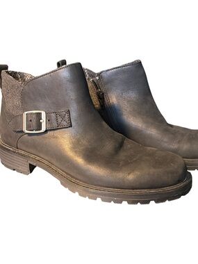 Merrell Andover Legacy Waterproof Chelsea Boots With Wool Trim 7.5